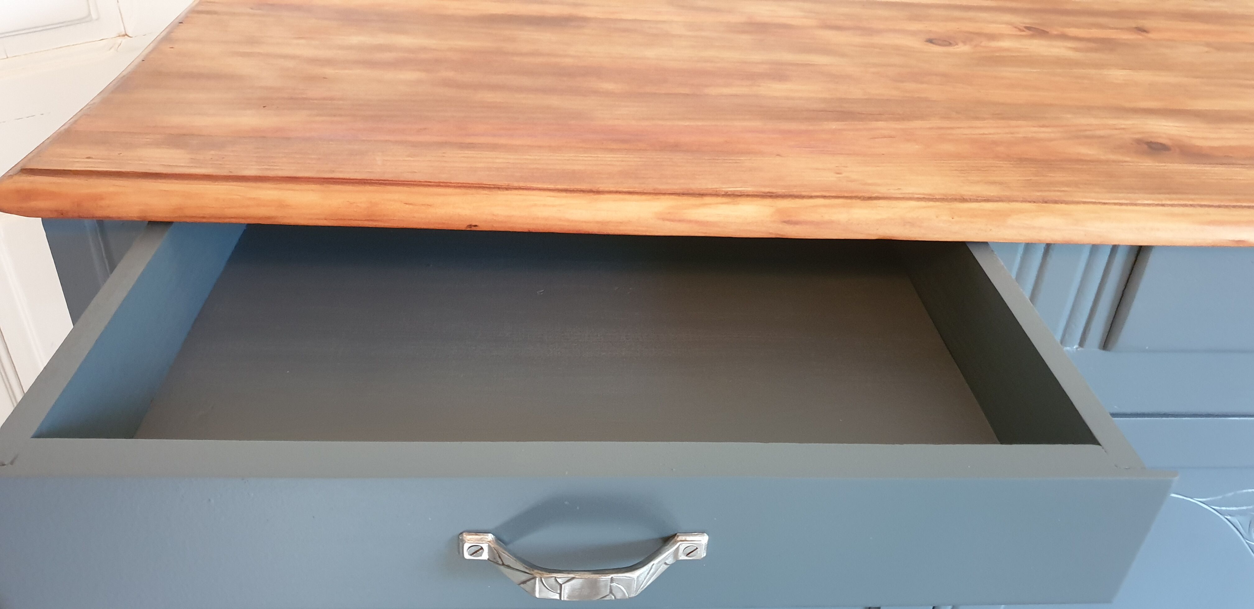 Grey art deco buffet