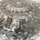 Glass ceiling light circa 1960