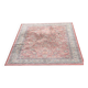 Persian rug burgundy wool 135x195cm