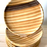 Dessert plates Vallauris Grandjean Jourdan