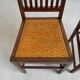 Set of 2 Oak and Cane Chairs by Hans Vollmer for Prag-Rudniker Wickerwork