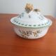 Candy dish or trinket tray signed Lallier in Moustiers