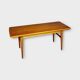 Table basse vintage en teck extensible 1960 DK