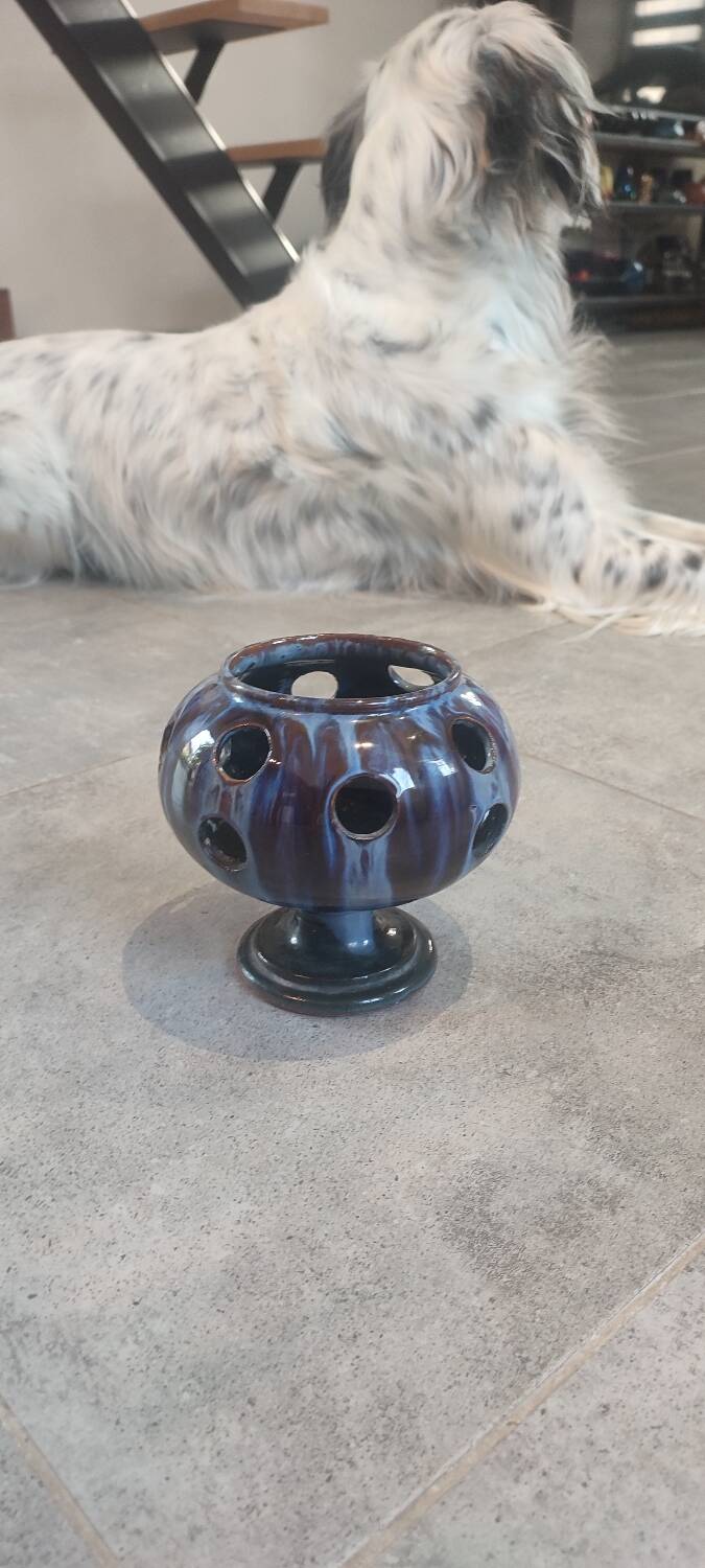Vintage ceramic crocus pot