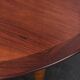 Circular dining table in rosewood, model 'PJ 2-5' by Grete Jalk