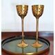 Bougeoirs en laiton danois du milieu du siècle (lot de 2)