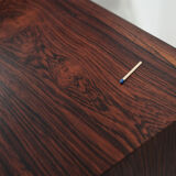 Bibliothèque en palissandre, design danois, années 70, production: Hjørnebo