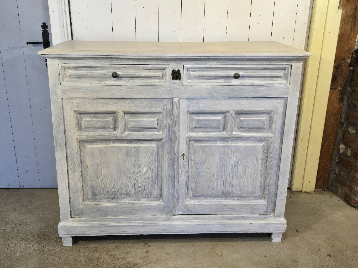 Louis Philippe style 2-door, 2-drawer sideboard