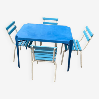 Joseph Mathieu table and 4 chairs
