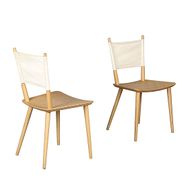 4 chairs by Jorgen Baekmark for Danish FDB Møbler.