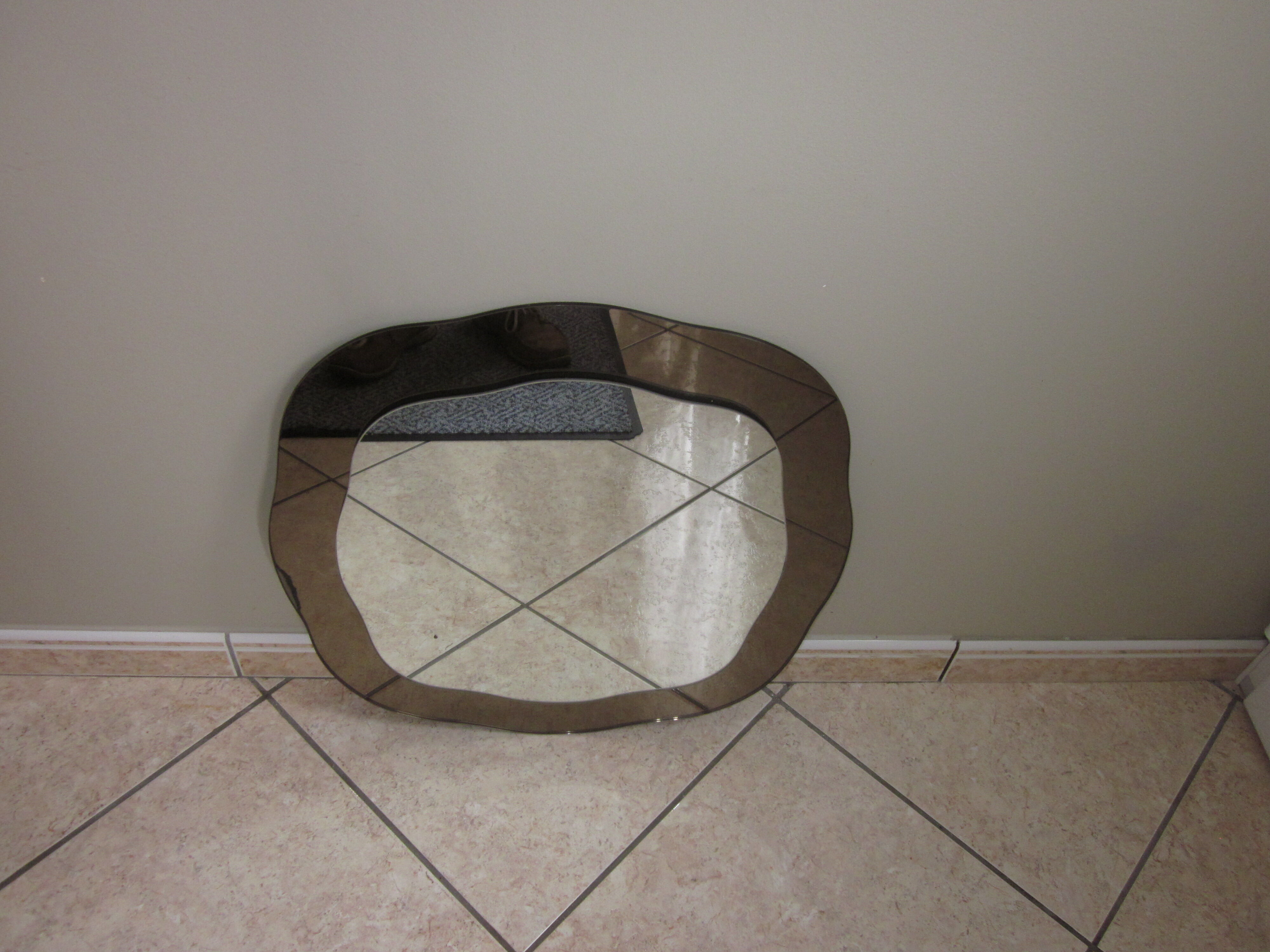 mirror double tinted 70 years 55x55cm