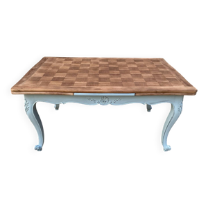 Table de style Louis - bois dessus