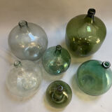 6 large french carboys & demi-johns