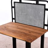 Industrial bar table, high garden table, console, work table