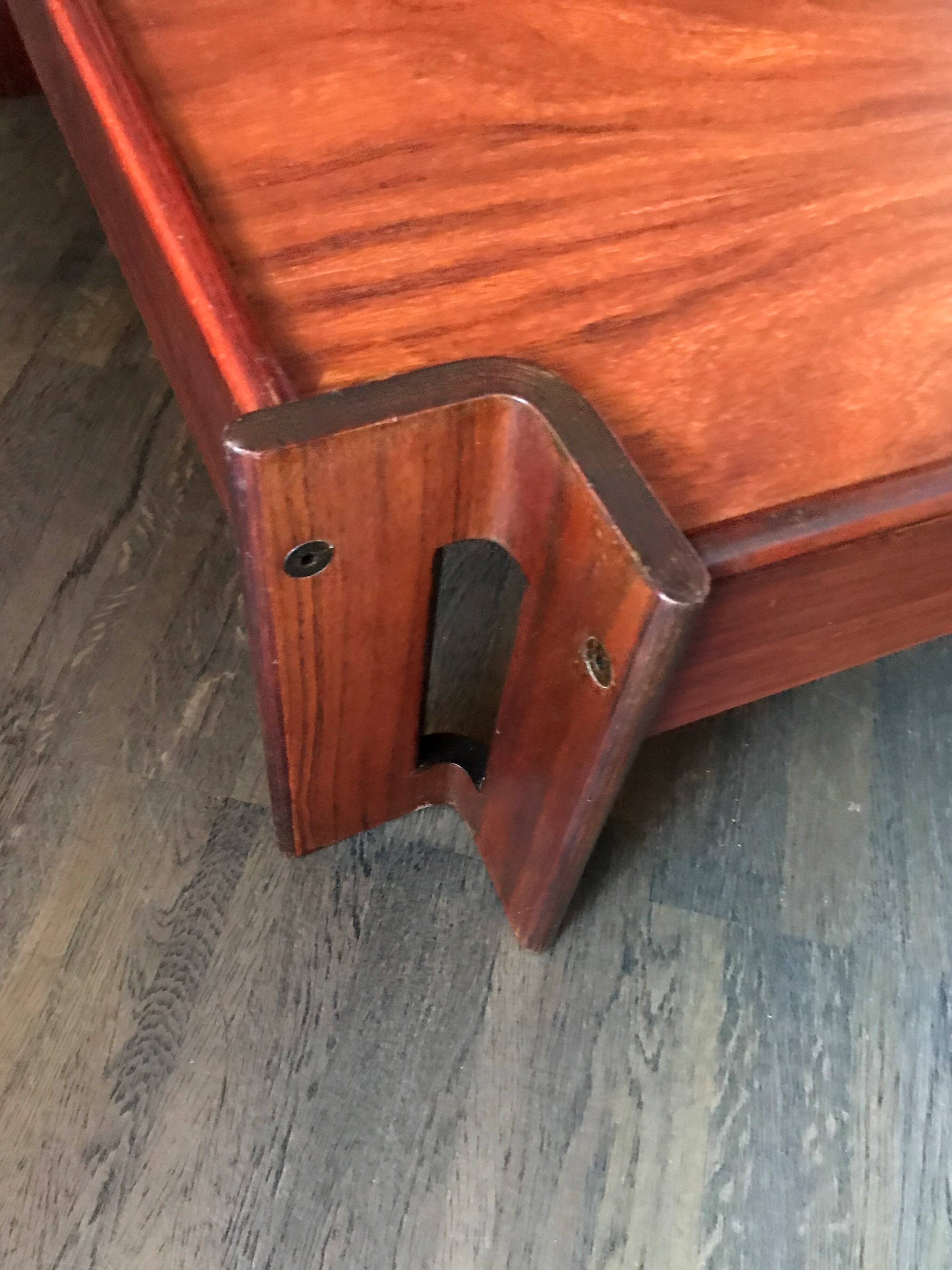 Italian rosewood coffe tables Zelda model design Sergio Asti for Poltronova, 1962