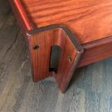 Italian rosewood coffe tables Zelda model design Sergio Asti for Poltronova, 1962