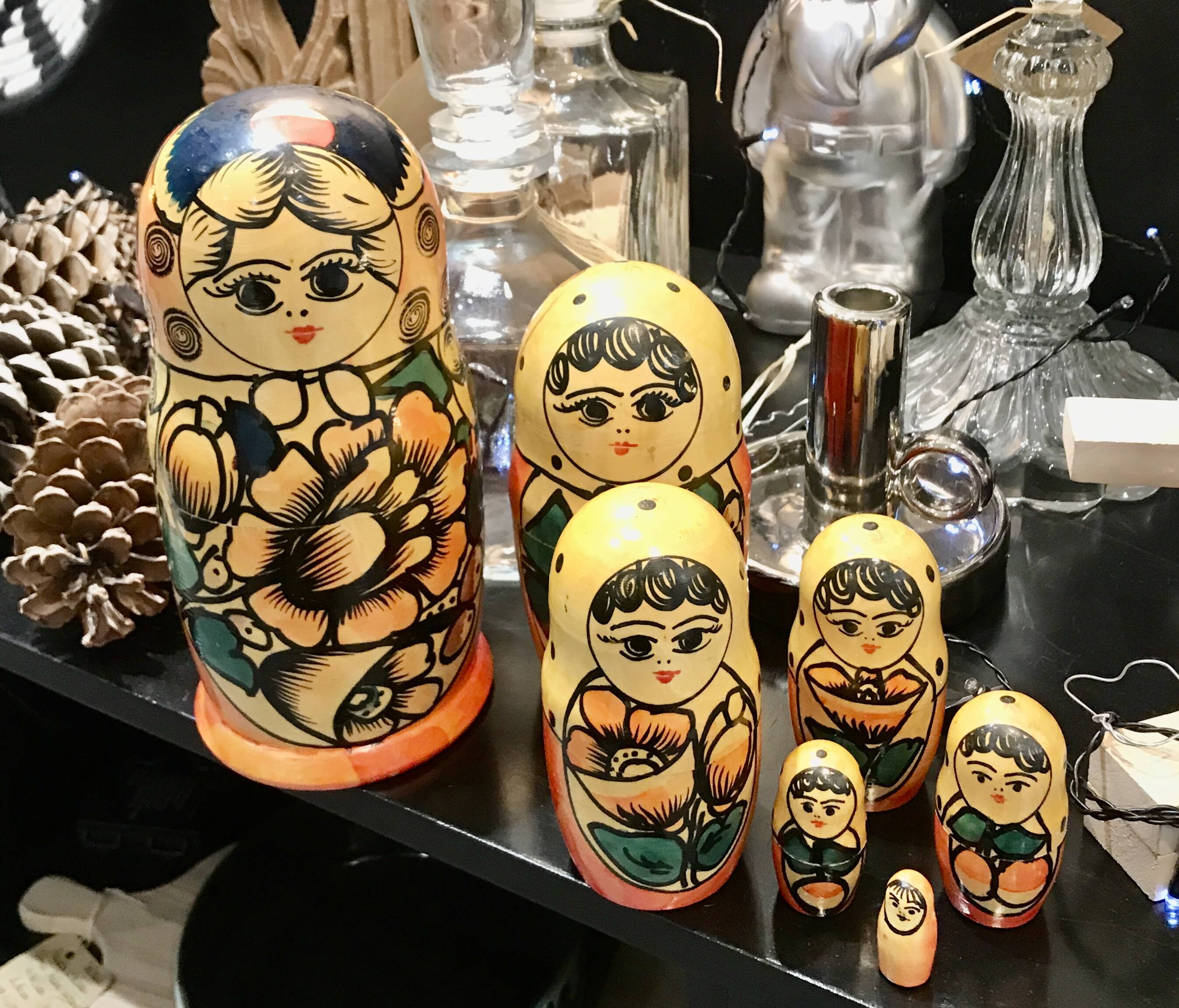 Vintage Russian Matryoshka dolls