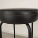 3 vintage black bar stools