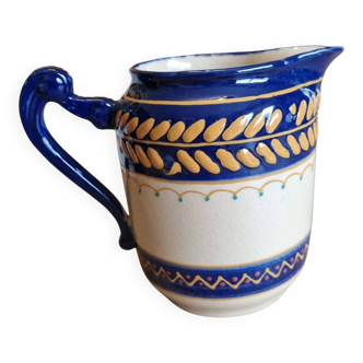 Cider jug or ceramic milk pot HB Henriot Quimper Brittany