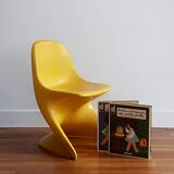 Yellow child chair Casalino 1 Alexander Begge for Casala