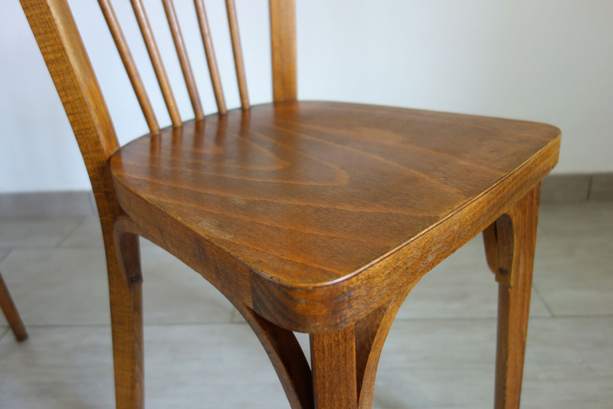 Pair of Baumann bistro chairs 50s/60s