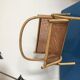 Porte-revues en cannage vintage