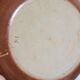Set of 4 plates in sandstone of Saint Amand signed