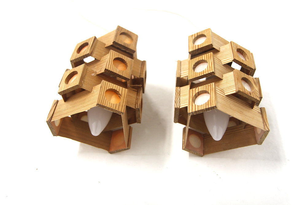 Scandinavian pine pendant light, Sweden, 1960