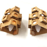 Scandinavian pine pendant light, Sweden, 1960