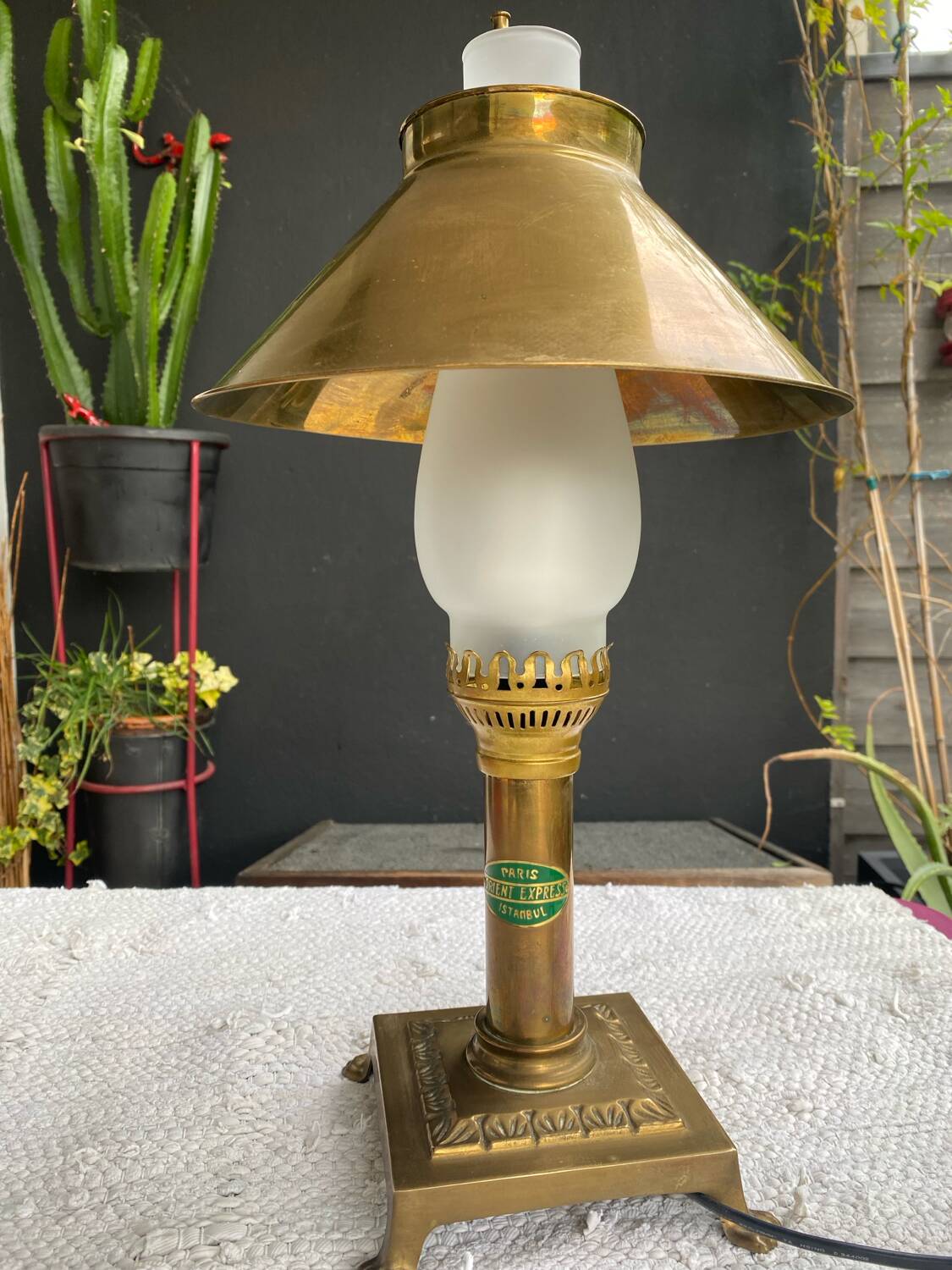 Orient Express Paris Istanbul Lamp