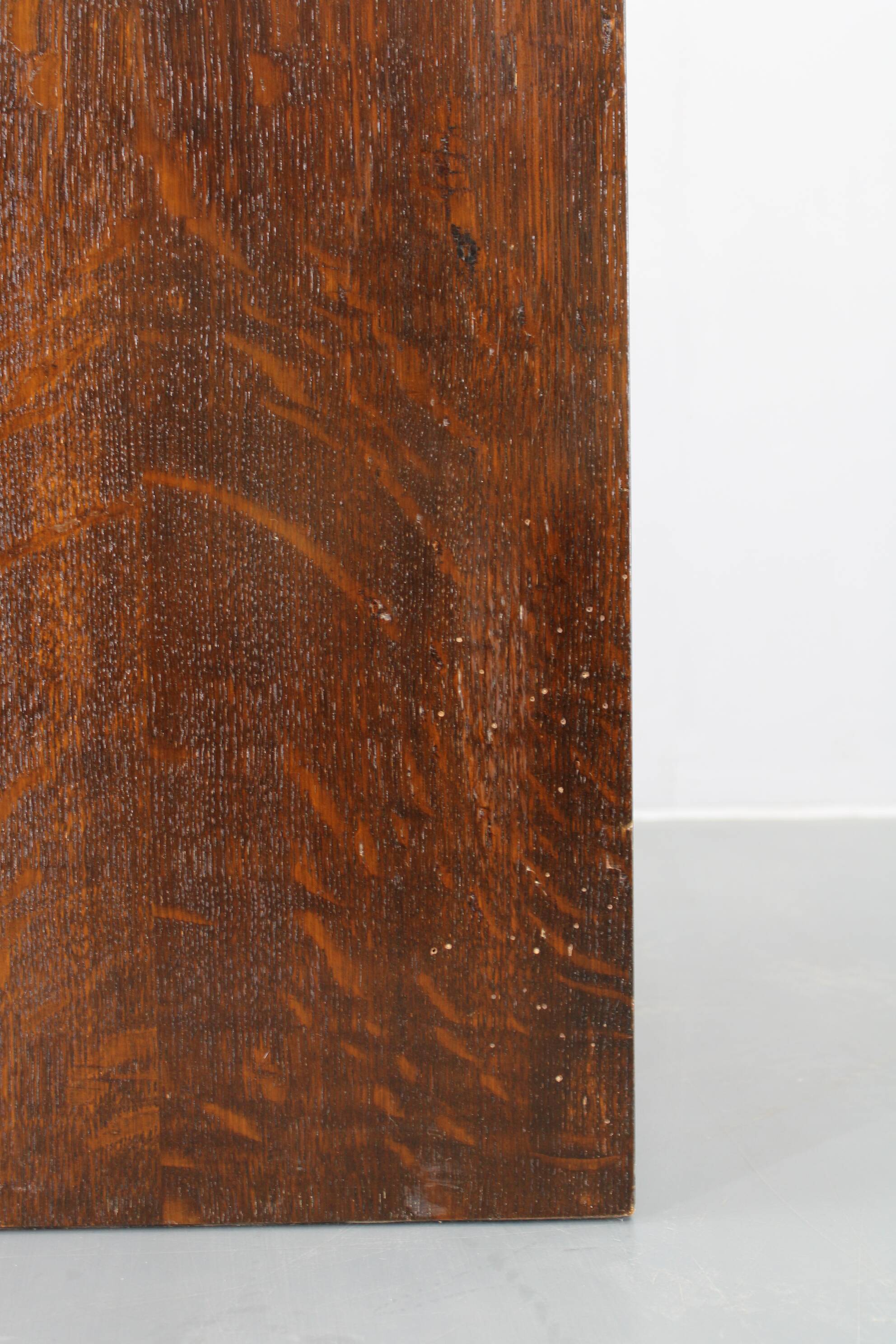 1950s Tambour Office Wooden Cabinet