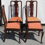 Set 4 mahogany  chairs