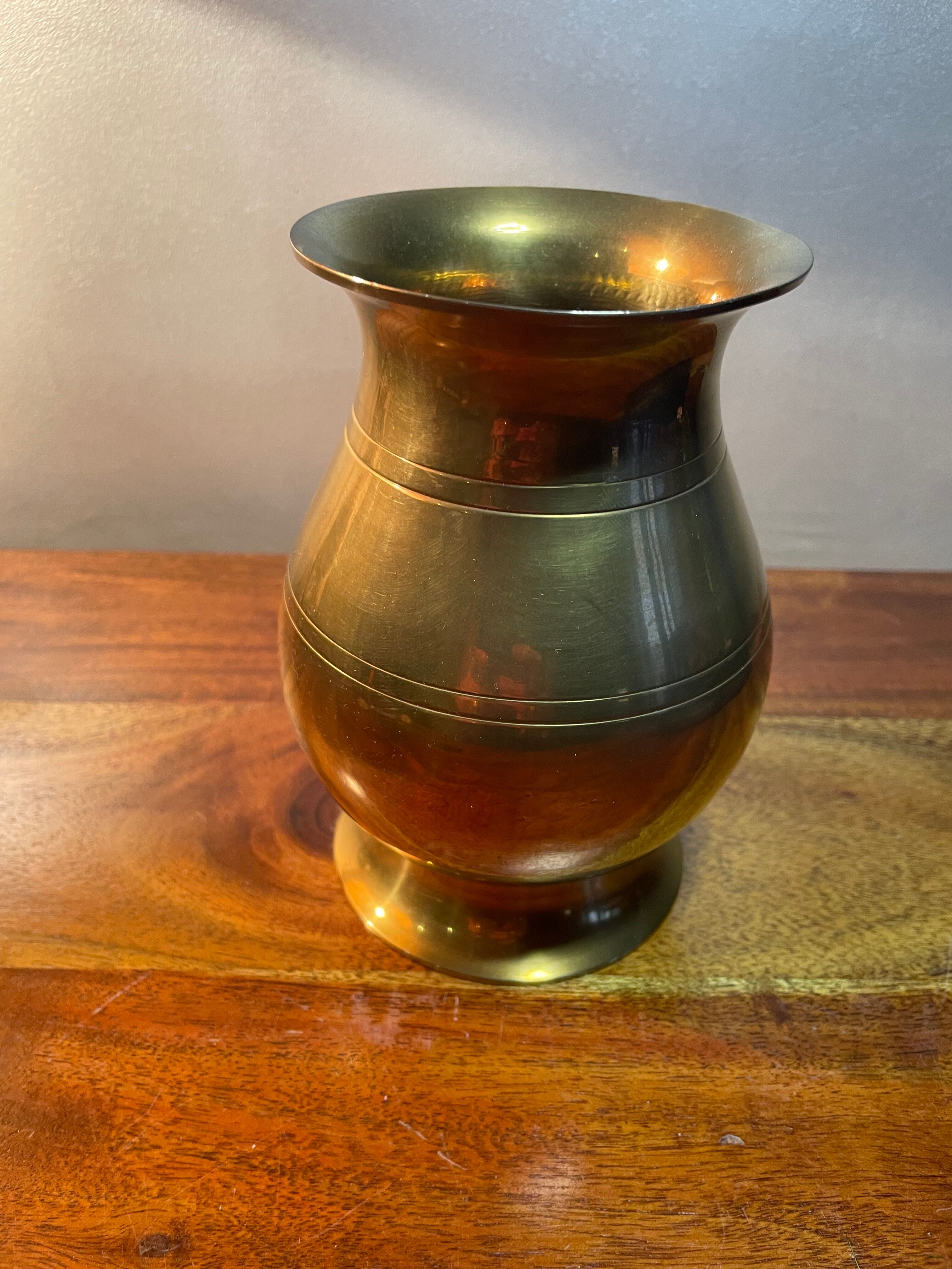 Brass vase