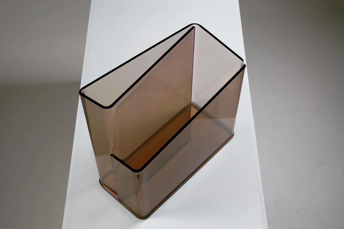 Plexiglass magazine rack for Roche Bobois, France 1970s