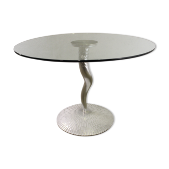 Table glass edition Protis Design, Bernard Dequet