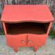 "Corail Bohème" bedside table – vintage relooked, 1940s / 1950s
