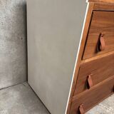 Small late Art Deco chest of drawers