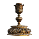 Bougeoir en bronze ajouré style Gothique