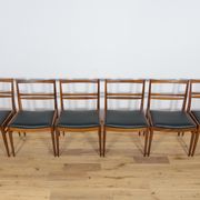 Chaises de salle à manger en teck du milieu du siècle, années 1960, ensemble de 6