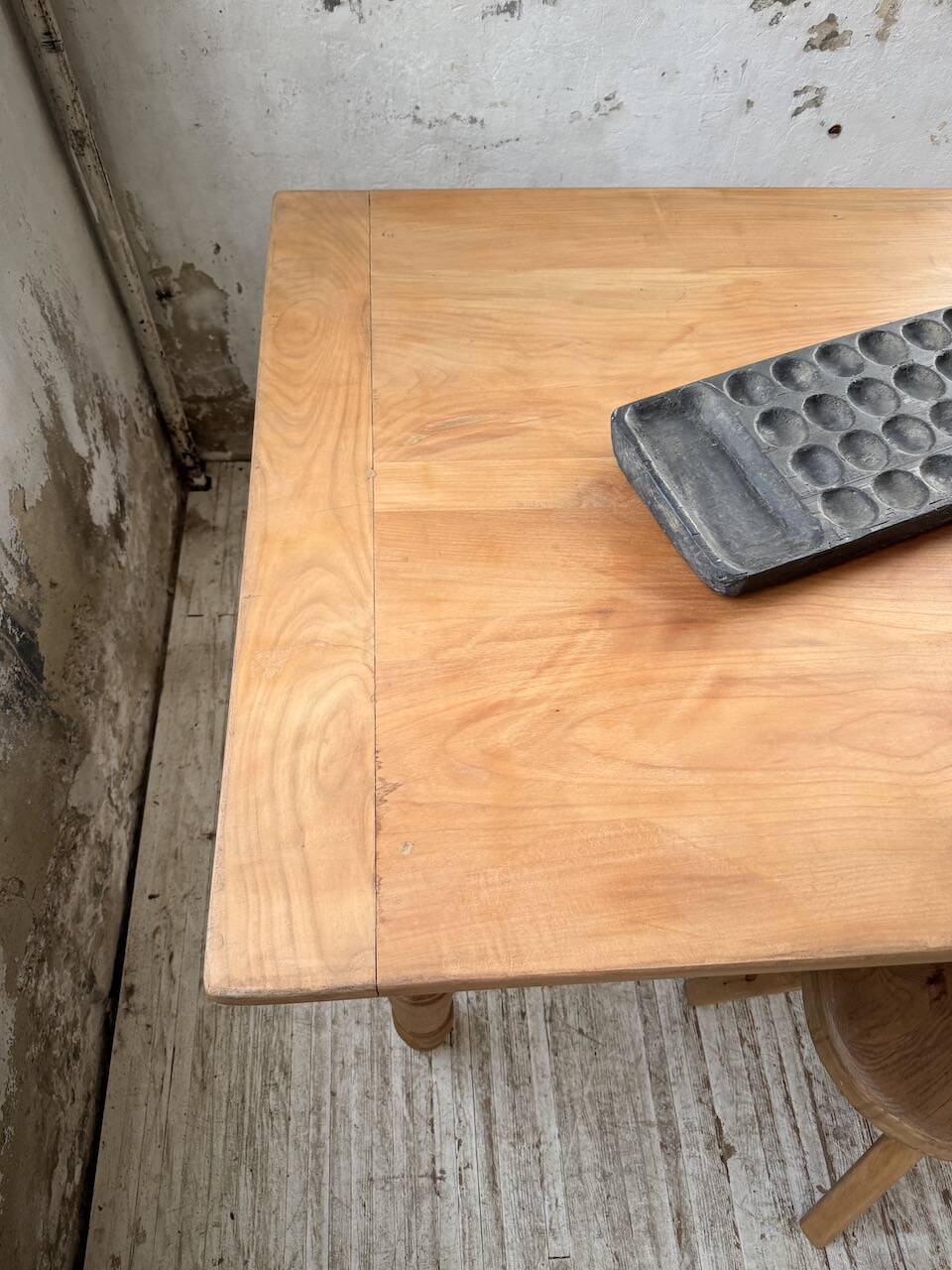 Table de ferme en merisier