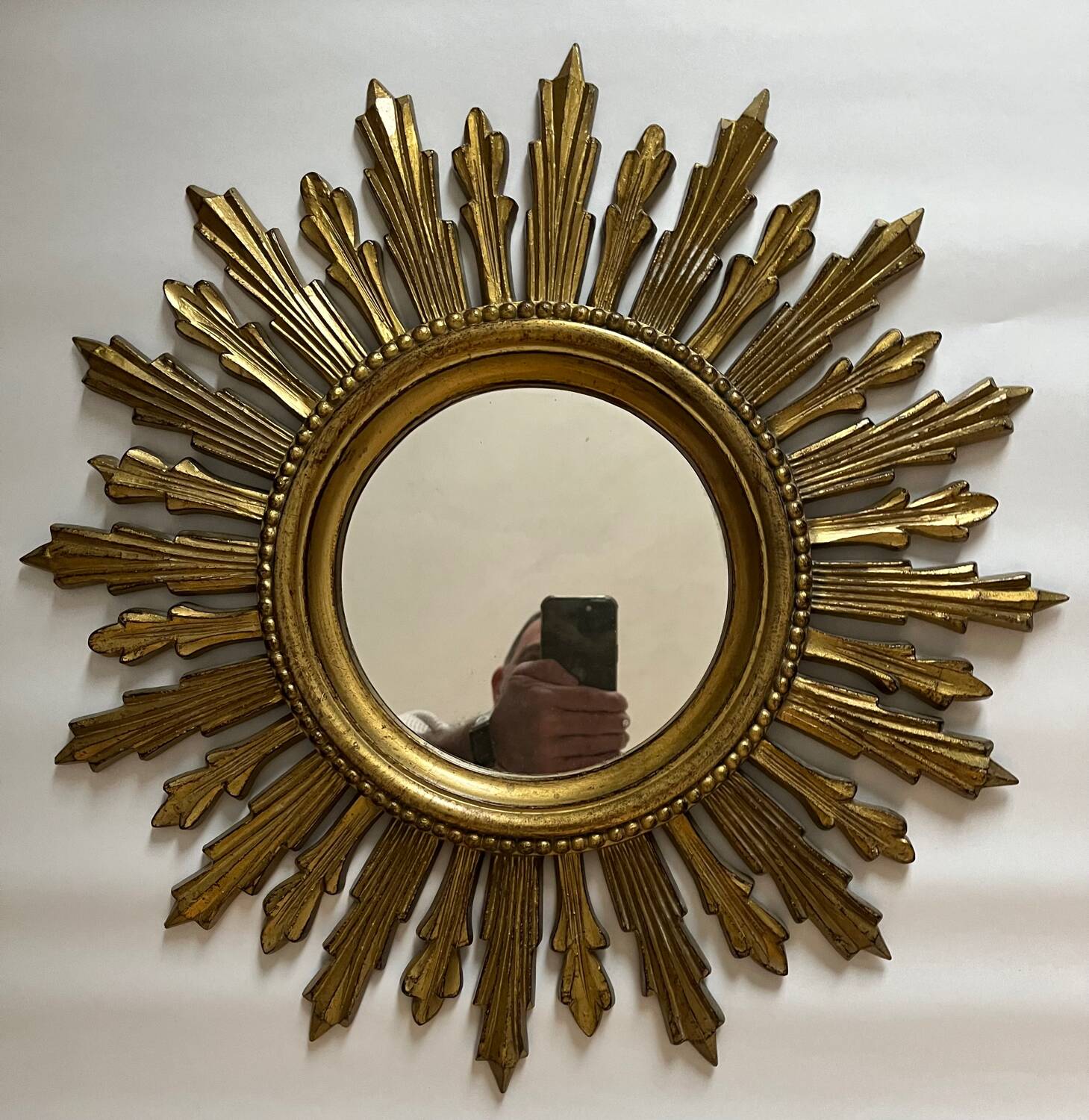 Vintage sun mirror