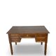 Italian pine wood centre writing desk from the 1960s, a reproduction o