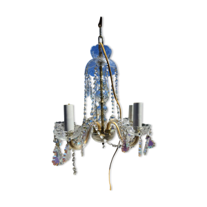lustre ancien à pampilles