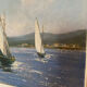Peinture sur toile "Port de Collioure"