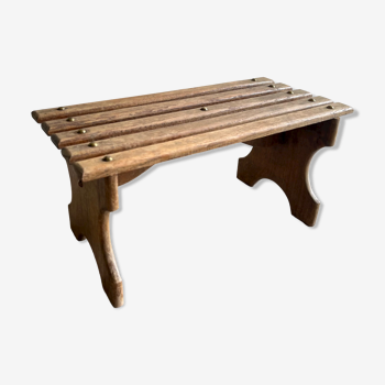 Small wooden bench