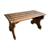 Small wooden bench