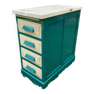 Auxiliary furniture sorter file cabinet with four drawers