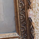 Frame with photo of peasant scene