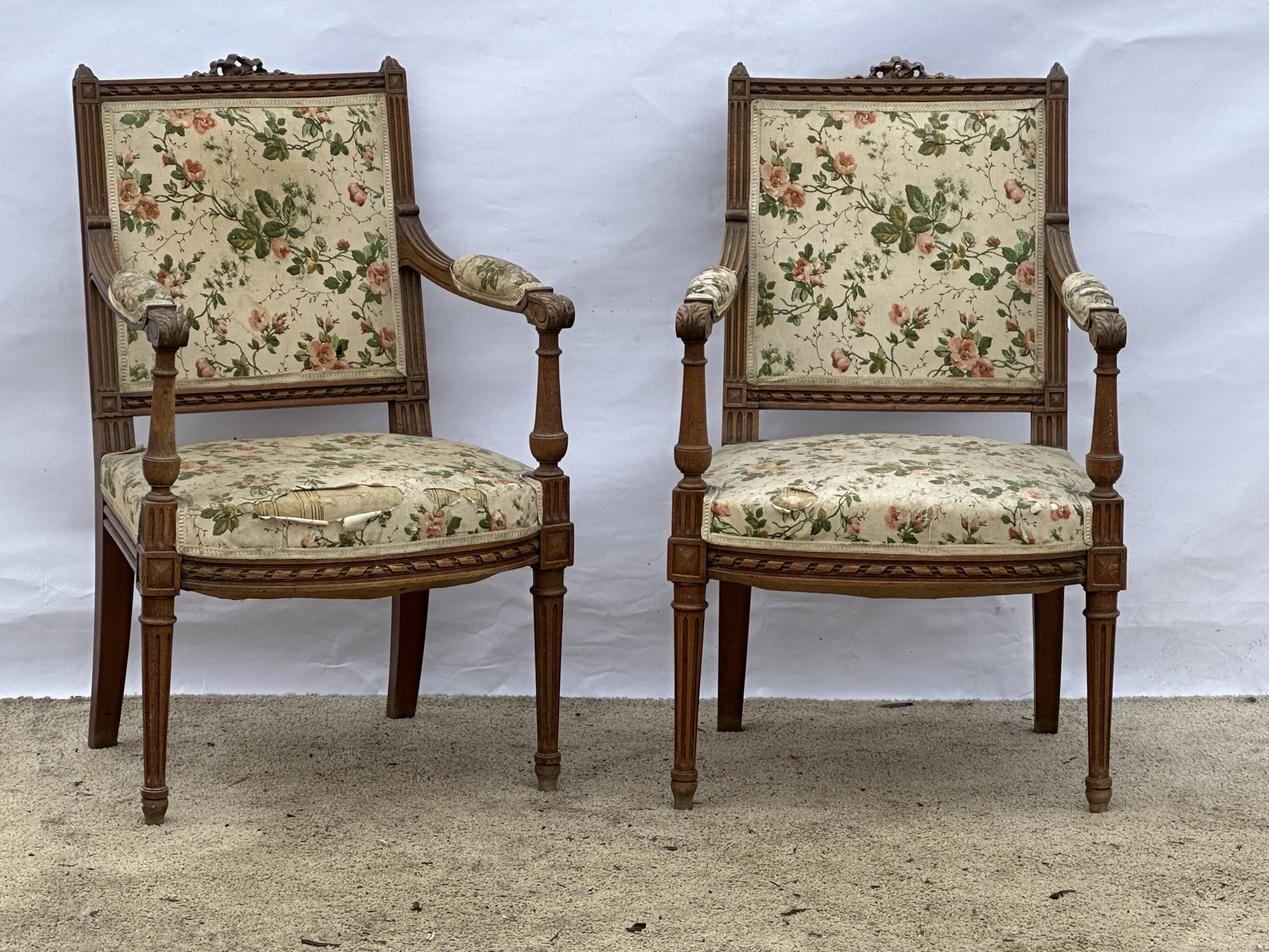 Paire de fauteuils