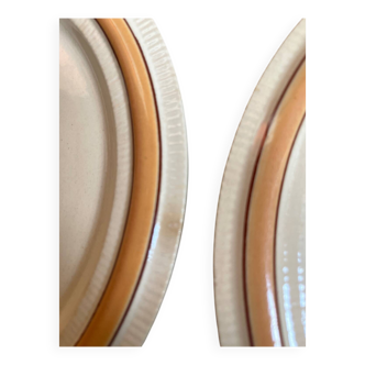 6 assiettes plates BOCH